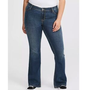 Torrid - Bootcut Slight Wide Vintage Stretch Mid Rise Blue Jeans - 22 Short